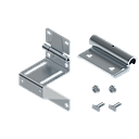 Industrial side hinge with roller holder 155x60mm