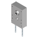 Chain hoist (4:1) direct mounting on shaft