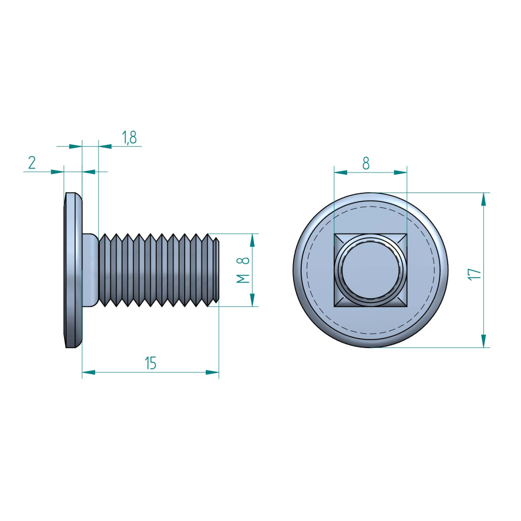 Болт+Гайка(8080+8280)