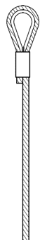 Въже 3 мм L = 8000 mm